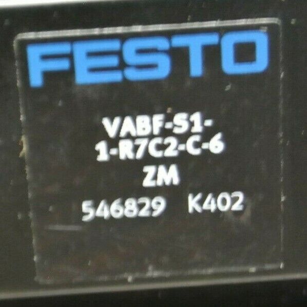 FESTO VABF-S1-1-R7C2-C-6 / REGULATOR PLATE / NEW SURPLUS