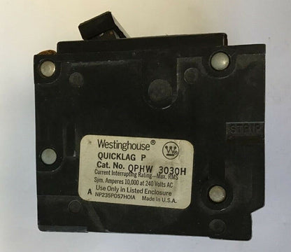 WESTINGHOUSE QPHW3030H CIRCUIT BREAKER 240VAC 3POLE