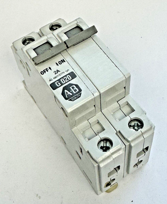 ALLEN-BRADLEY - 1492-CB2-G020 SER. C - MOTOR CONT. - 2P, 2 A, 277 V, 1PH