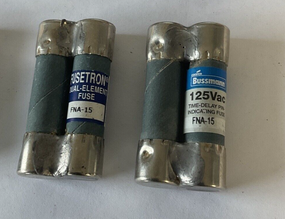 FUSETRON FNA-15 FUSE 125V ***LOTOF8***