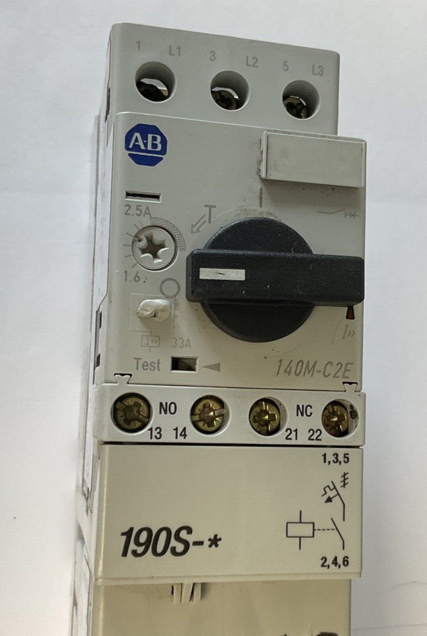 ALLEN BRADLEY 190S-AND2-CB25C COMBINATION STARTER SER.A