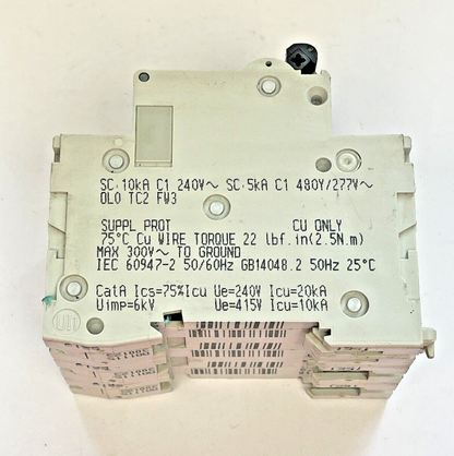 SCHNEIDER - 17466 - C 15 A - 480Y/ 277V, 15 A - MULTI 9 CIRCUIT BREAKER