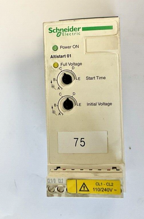 SCHNEIDER ELECTRIC ATS01N112FT SOFT STARTER ALTISTART V1.1IE01