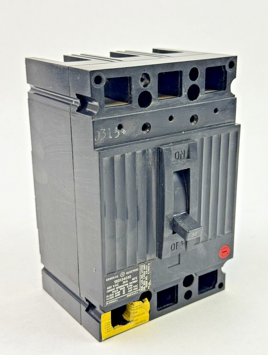 GE - TED134030 - INDUSTRIAL CIRCUIT BREAKER - 3 POLE/480 VAC/30A