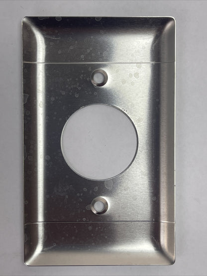 PASS&SEYMOUR 4515 METAL WALL PLATE DUSTPROOF COVER ROUND FOR STANDARD SWITCH BOX