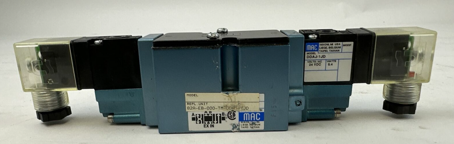 MAC 82A-EB-000-TM-DDAJ-1JD SOLENOID VALVE DDAJ-1JD 24VDC 5.4W
