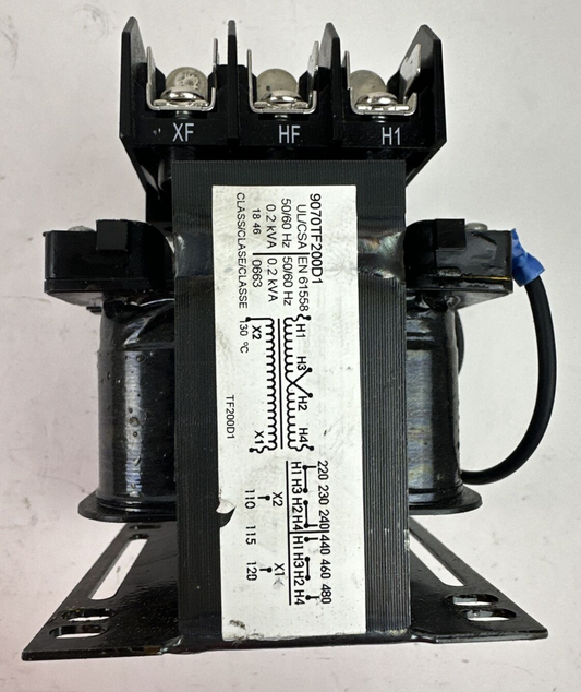 SQUARE D 9070TF200D1 TRANSFORMER 0.2kVA