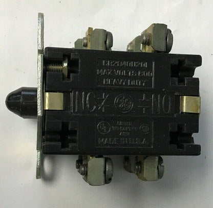 GENERAL ELECTRIC CR2940UB203P SELECTOR SWITCH BLK 3 POS. 600V