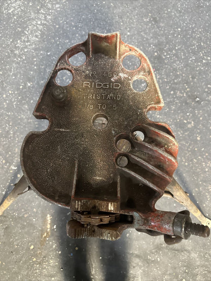 RIDGID NO 450 CHAIN PIPE VISE TRISTAND 1/8 TO 5