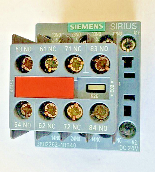 SIEMENS 3RH2262-1BB40 CONTACTOR 24VDC  50HZ