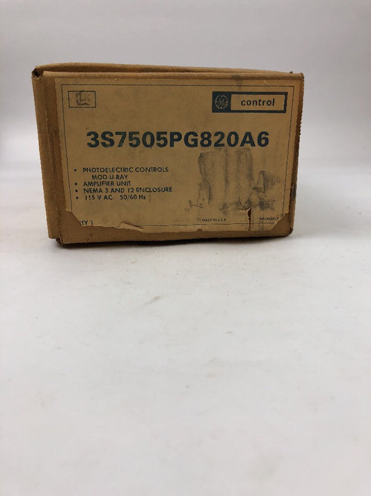 GE 3S7505PG820A6 Photoelectric Controls Mod-U-Ray Amplifier Unit 115 V AC 60 HZ