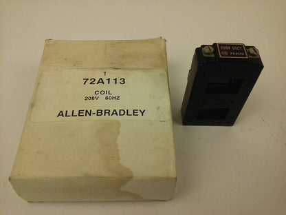 ALLEN BRADLEY 72A113 COIL 208V @ 60HZ, SIZE 2, NEW OTHER, EXCELLENT CONDITION