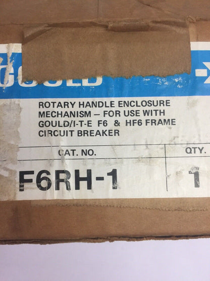 GOULD F6RH-1 ROTARY HANDLE ENCLOSURE MECHANISM FOR USE W/ GOULD/ITE F6 & HF6