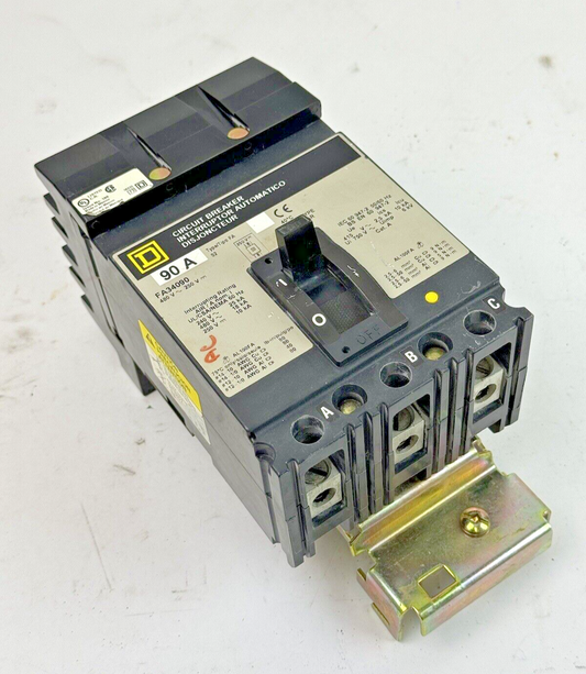 SQUARE D - FA34090 - I-LINE CIRCUIT BREAKER - 90A/3 POLE/480VAC - FA34090