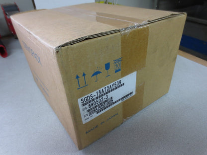 YASKAWA SGDS-15A72AY539 AC SERVOPACK OUTPUT: 230VAC, 0-300Hz 11.6A NEW SURPLUS