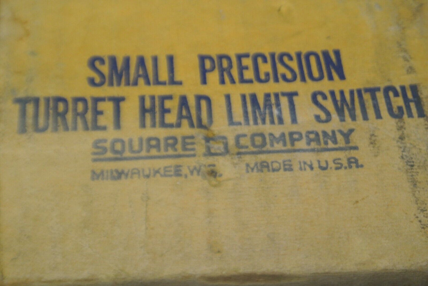 SQUARE D 9007 B53B2 Ser. A / SMALL PRECISION LIMIT SWITCH / NEW SURPLUS in BOX