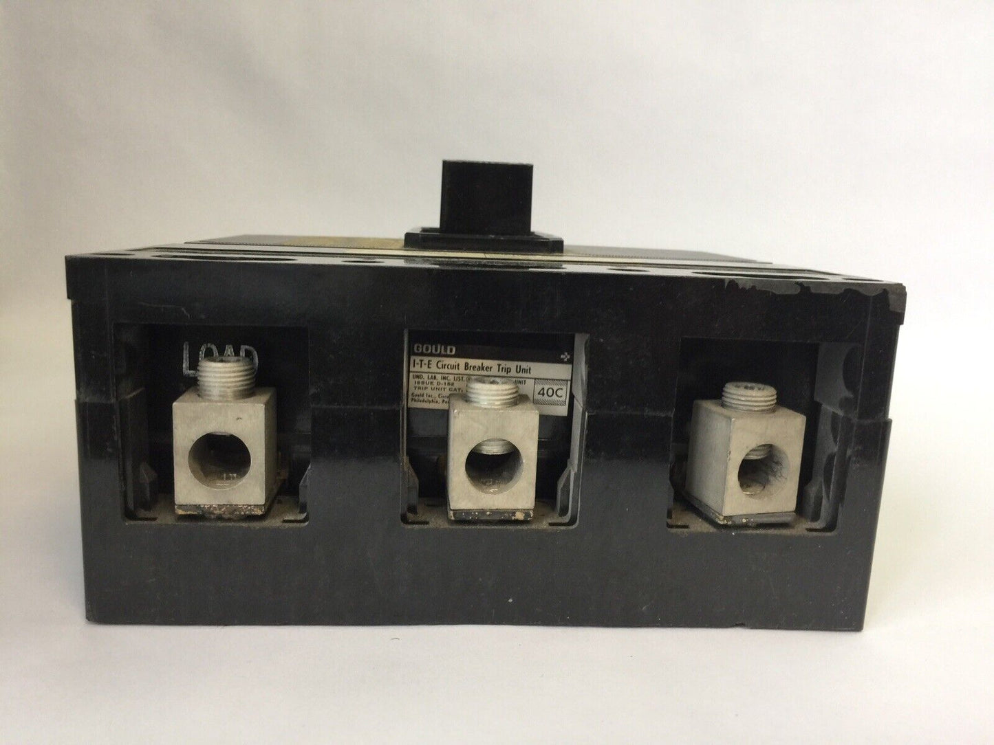 ITE JL3-F400 CIRCUIT BREAKER FRAME 600VAC 125/250VDC 225A TRIP UNIT JL3-B225