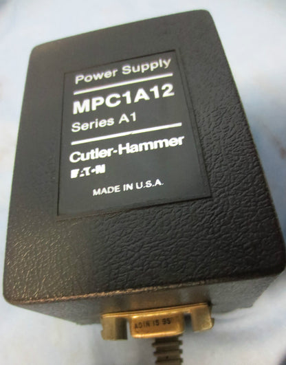 CUTLER-HAMMER POWER SUPPLY MPC1A12 SERIES A1 115-230VAC OUTPUT 15V DC, .8A