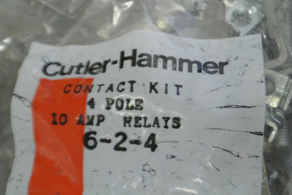 CUTLER-HAMMER 6-2-4 CONTACT KIT / for 10A RELAYS / 4 POLE / NEW SURPLUS