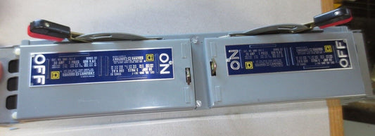 SQUARE D QMB-361-T TWIN FUSIBLE QMB SWITCH - 30A, 600V, 3-POLE - NEW SURPLUS