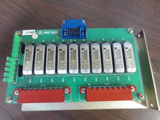 MORI SEIKI D-0204 BU1 SB2 BU3 BU5 CIRCUIT BOARDS (3) / RELAY CONTROL ASSEMBLY