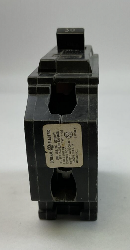 GE THQB130 CIRCUIT BREAKER 1POLE 30AMP 120/240VAC