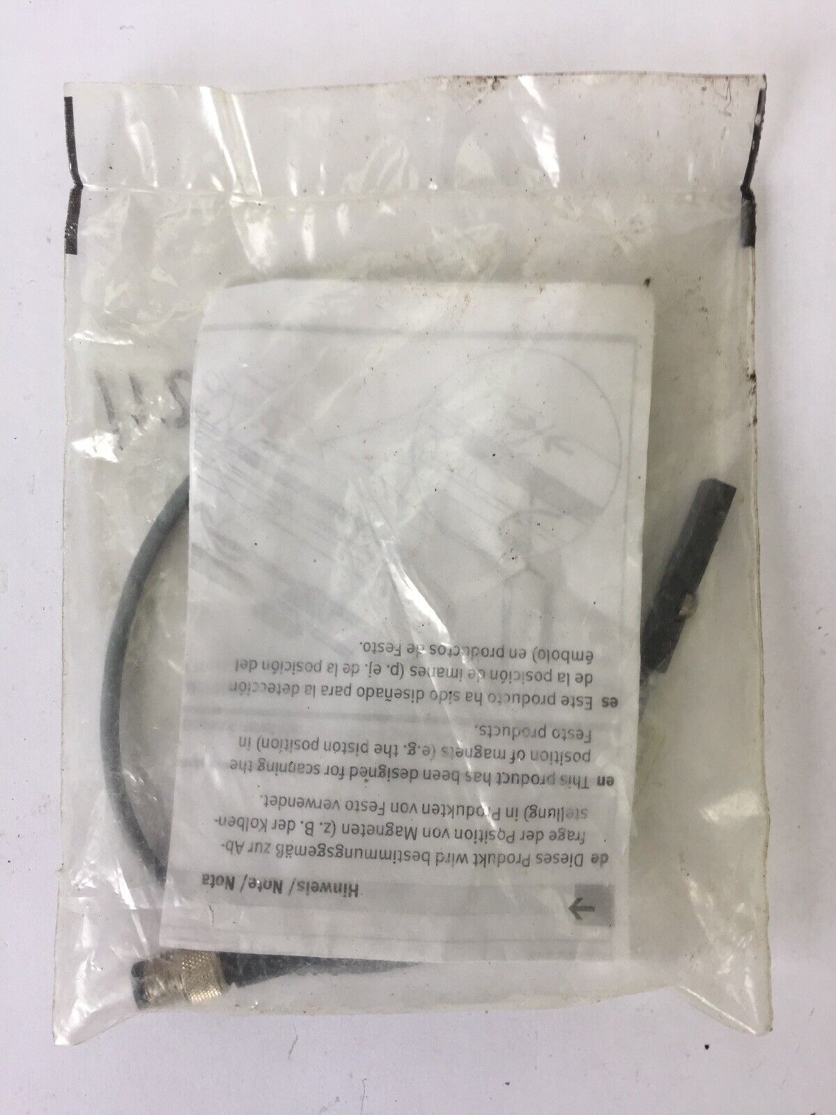 FESTO SMT-8M-PS-24V-K-0.3-M8D PROXIMITY SWITCH