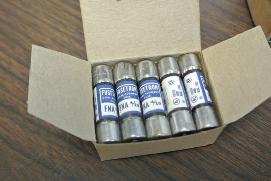 BOX of 10 / BUSS FNA4/10 FUSETRON FUSE / 4/10A / 250V / NEW SURPLUS / FNA-4/10