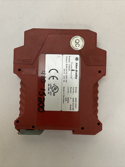 ALLEN BRADLEY 440R-D21369 MSR125HP SER A SAFETY RELAY