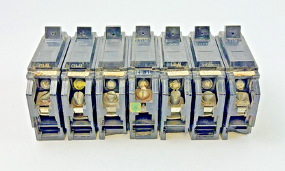 GE *LOT OF 7* - TQC1115 - CIRCUIT BREAKERS - 1 POLE/15A/240VAC/TYPE TQC