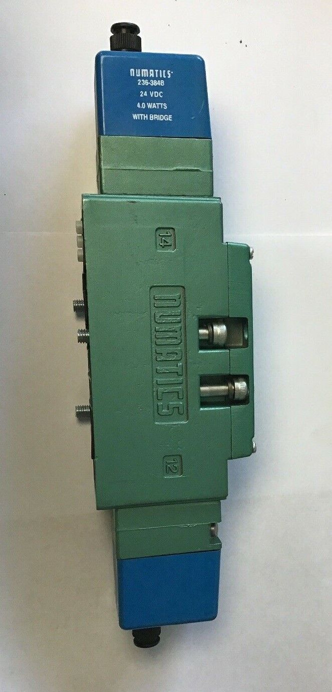 ISO 5599/11 NUMATICS SOLENIOD VALVE 150PSI W/ 236-384B VALVE COILS