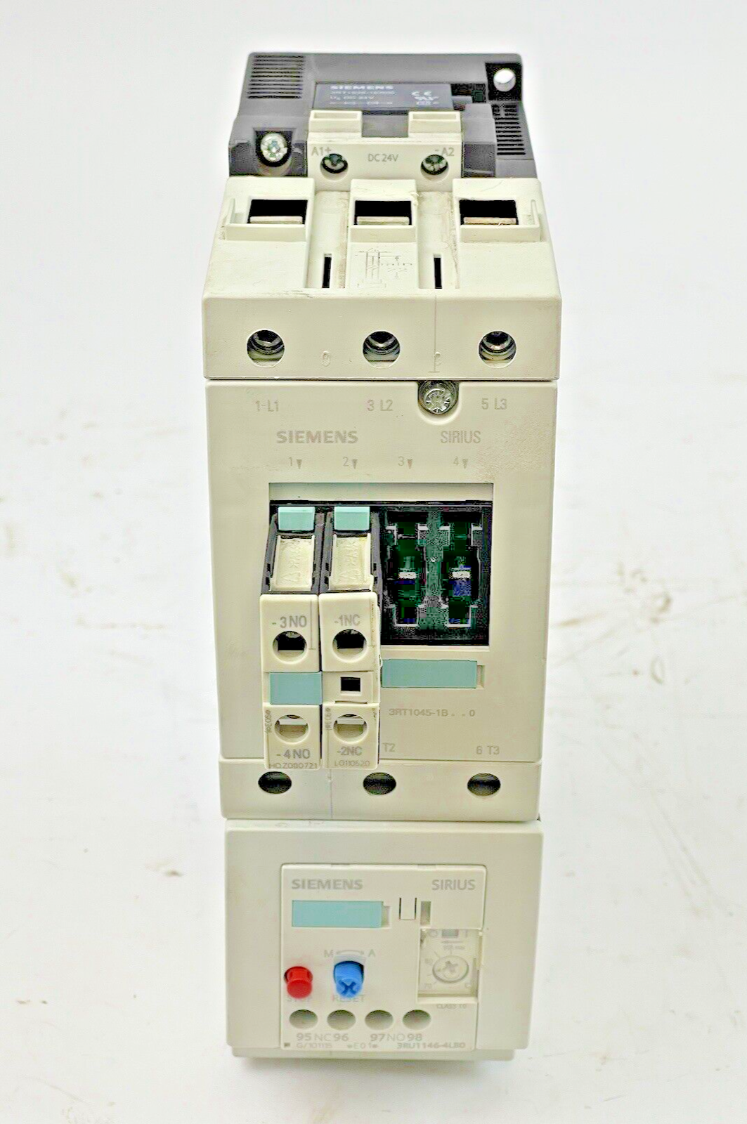 SIEMENS - 3RT1045-1BB40 & 3RU1146-4LB0 & 3RH1921-1CA10 (X2) & 3RT1936-1ER00