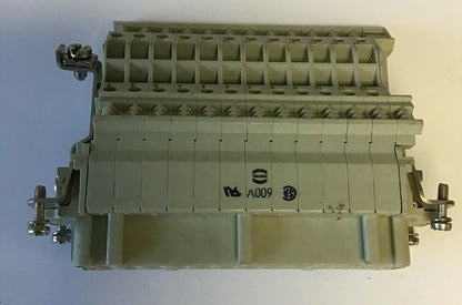 HARTING HS12 "FEMALE" 16A 500V / HAN E AV TERMINAL BLOCK CONNECTOR 600V