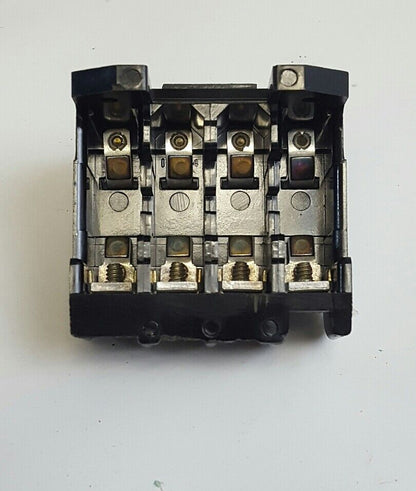 ALLEN BRADLEY X-241076 CONTACT BLOCK WITH CONTACTS, SERIES K, SIZE 00, 4P, NEW