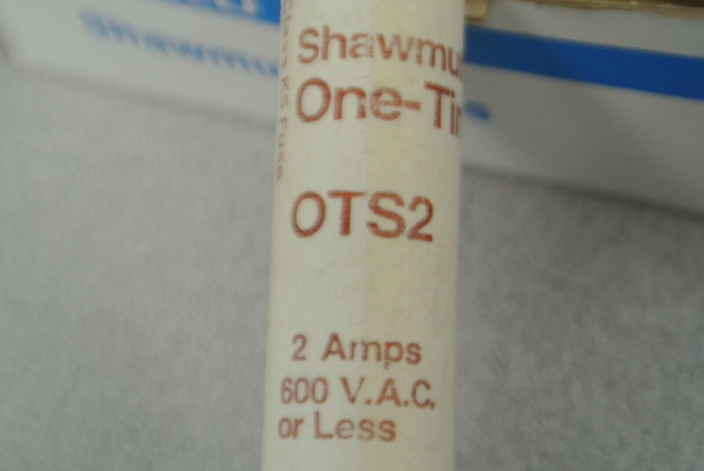 BOX of 10 / GOULD-SHAWMUT OTS2 ONE-TIME CLASS K5 FUSE / 2A / 600V / OTS-2