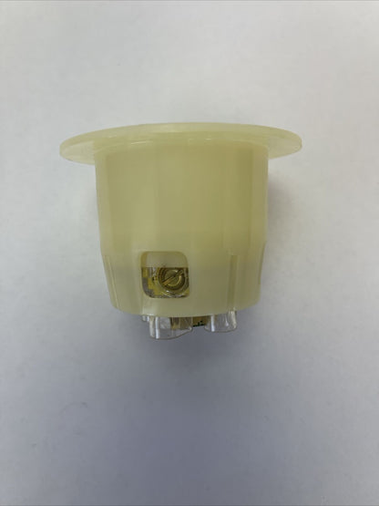 HUBBELL 2535 TWIST-LOCK FLANGED INLET 4POLE 5WIRE GROUNDING 20A 347/600V