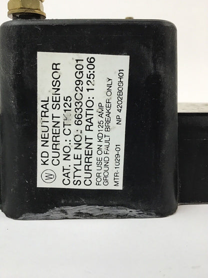 WESTINGHOUSE ELEC. GROUND FAULT TRIP UNIT (CTK125+A1KS125T1+ KS3125TG)