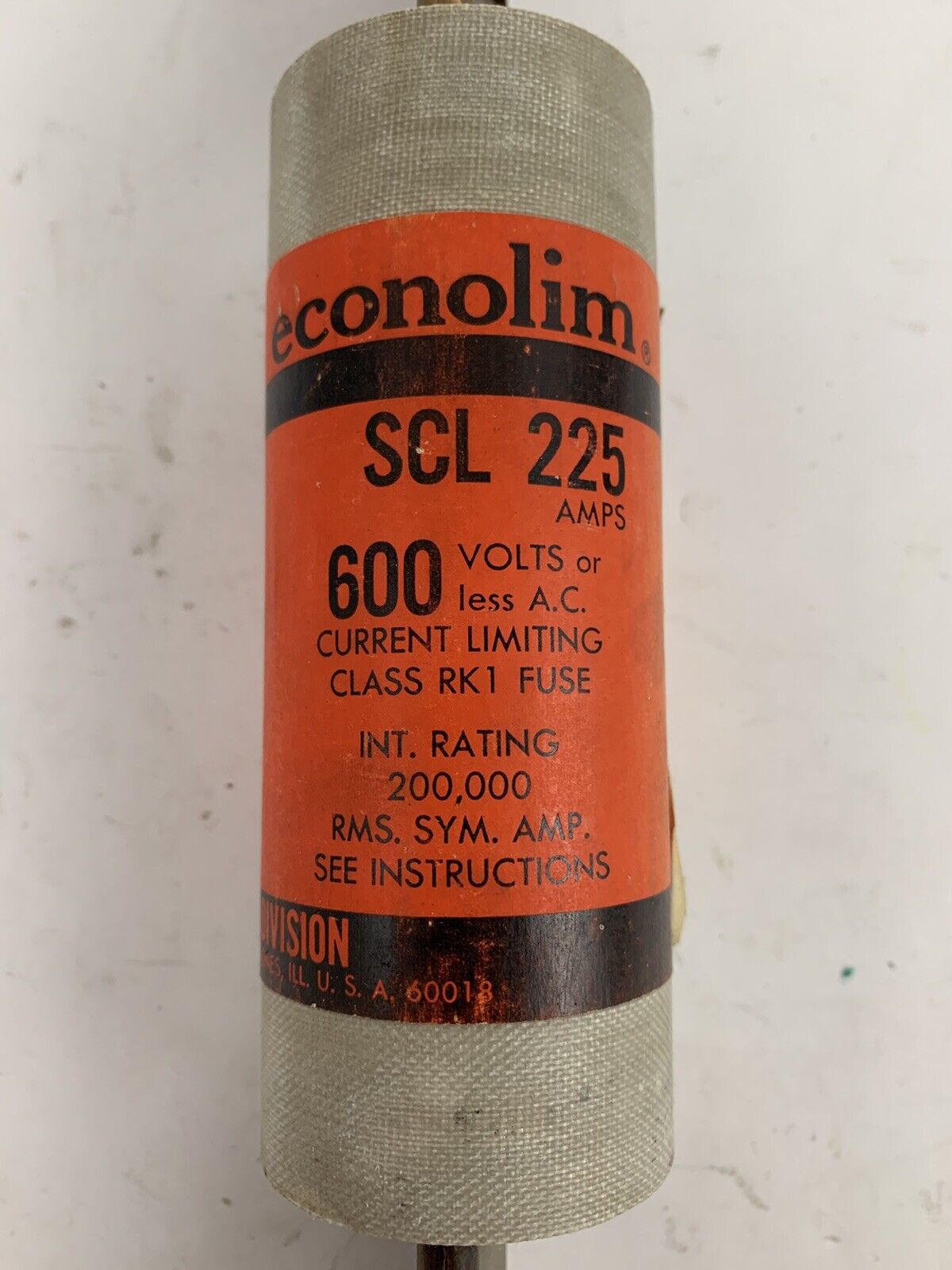Economy Fuse SCL225 225A 600V Fuse