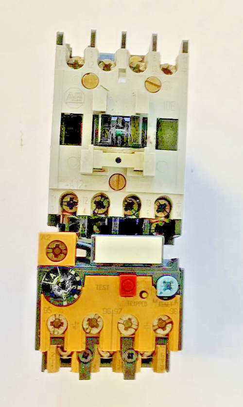 ALLEN BRADLEY 100-A12ND3 SER.B CONTACTOR W/ 193-BSB 60 SER.B  OVERLOAD RELAY