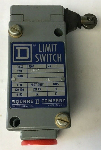 SQUARE D 9007 B62F TURRET HEAD LIMIT SWITCH SER. A