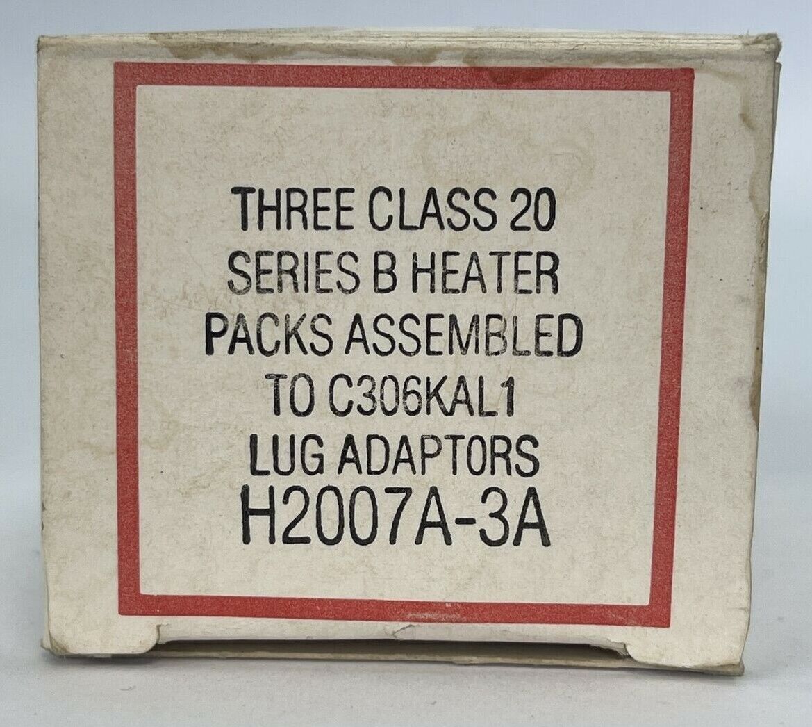 CUTLER HAMMER H2007A-3A THREE CLASS 20 SERIES B HEATER