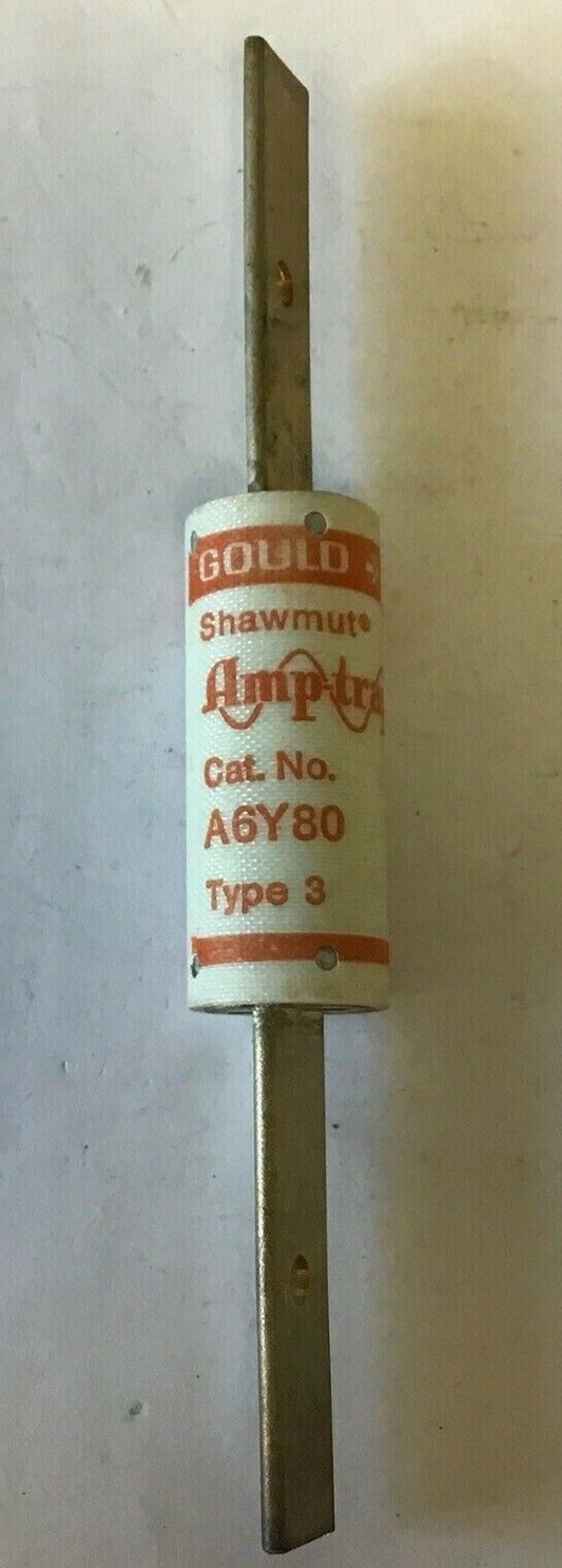 GOULD SHAWMUT A6Y80 AMP-TRAP TYPE 3 600VAC FORM 600