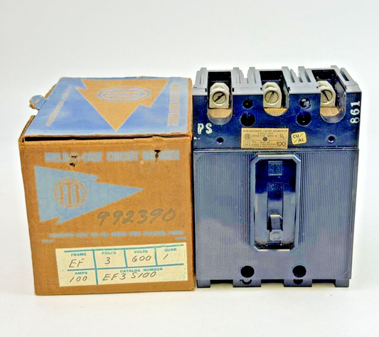 ITE - EF3-S100 - CIRCUIT BREAKER - 3 POLE/ 100A/ 600 VAC