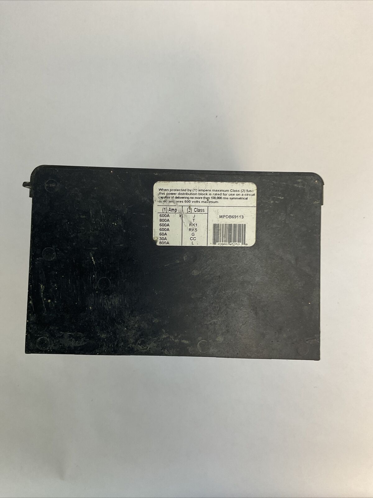 FERRAZ SHAWMUT MPDB6913 POWER DISTRIBUTION BLOCK 600V