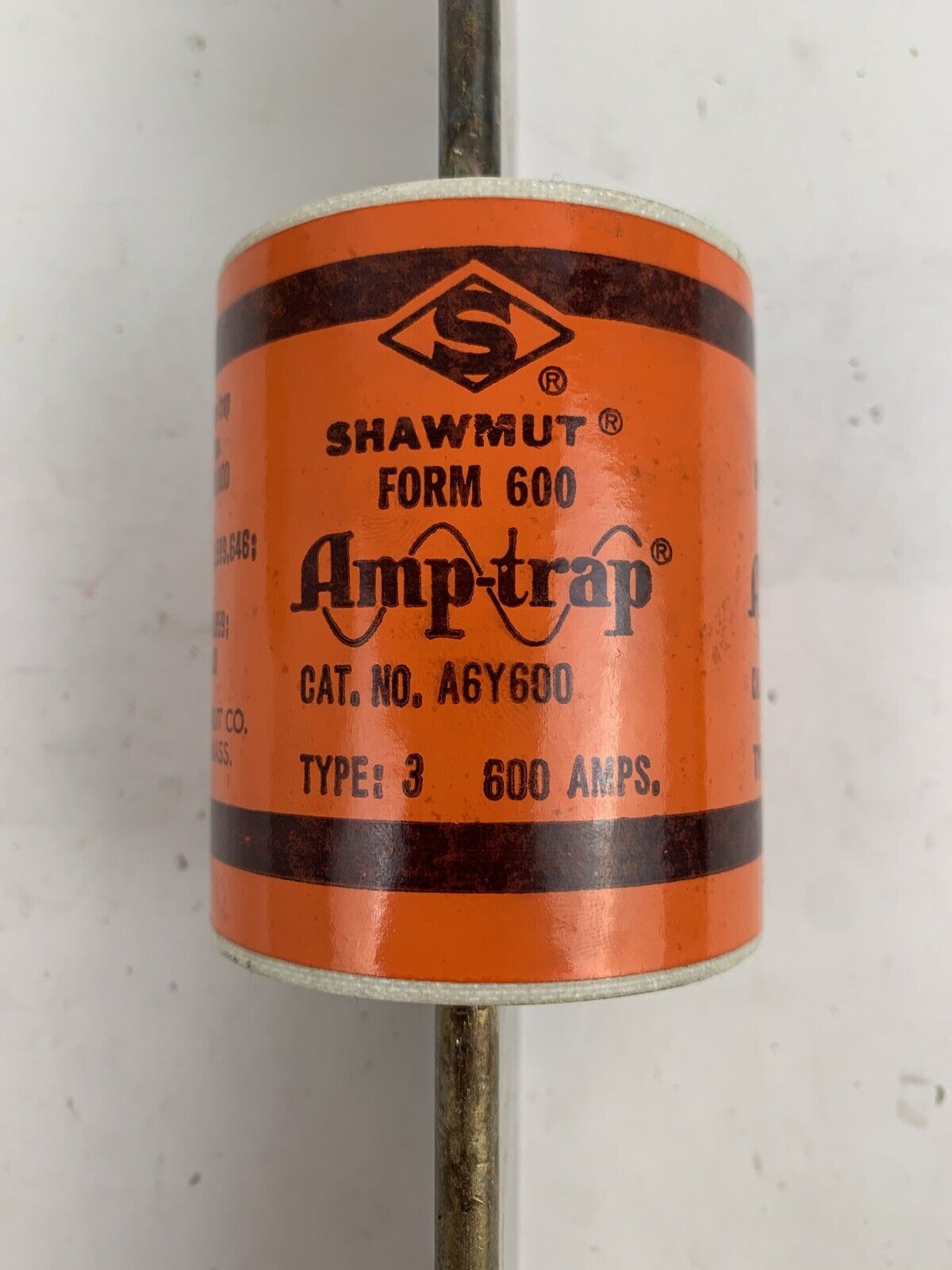 Shawmut Amp-trap A6Y600 Type 3 600A 600V Fuse