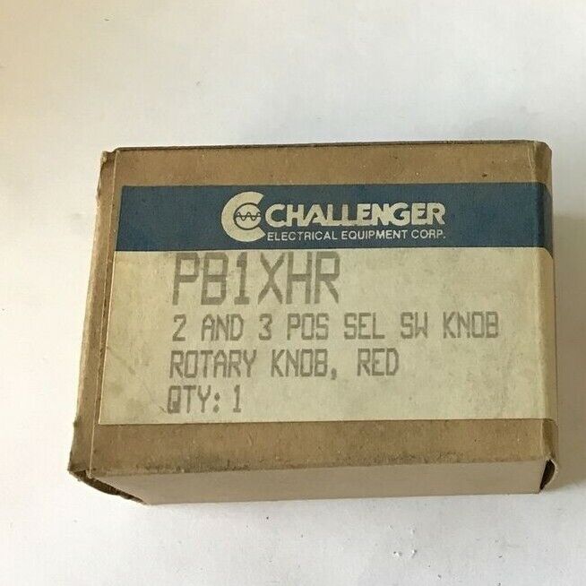 CHALLENGER PB1XHR 2/3 POSITION SELECTOR ROTARY KNOB RED****LOTOF4****