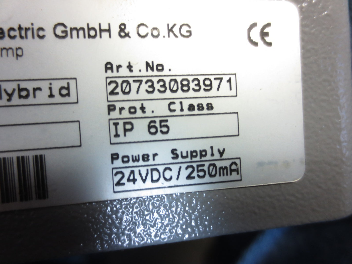 HARTING ESC 67-30 TP08 RJ 3A HYBRID ETHERNET SWITCH - 24VDC / 250mA