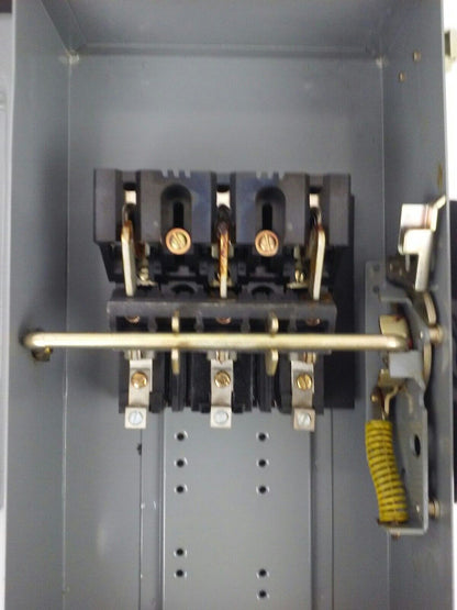 WESTINGHOUSE JHU361 H.D. SAFETY SWITCH NON FUSIBLE, 3PH, 30A, 600V, 20HP NEMA 12