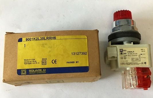 SQUARE D 9001K2L35LRRH6 PUSH BUTTON RED CAP