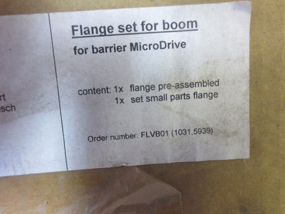 SCHRANKEN BARRIER MICRODRIVE FLVB01 (1031,5939) FLANGE SET FOR BOOM